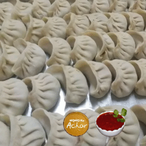 Beef Momo with Achar