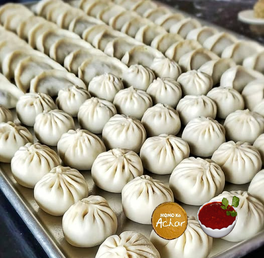 Veg Momo with Achar